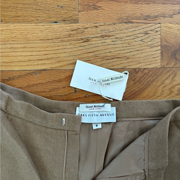 Isaac Mizrahi Camel Wool Pants - Picture 3 of 4